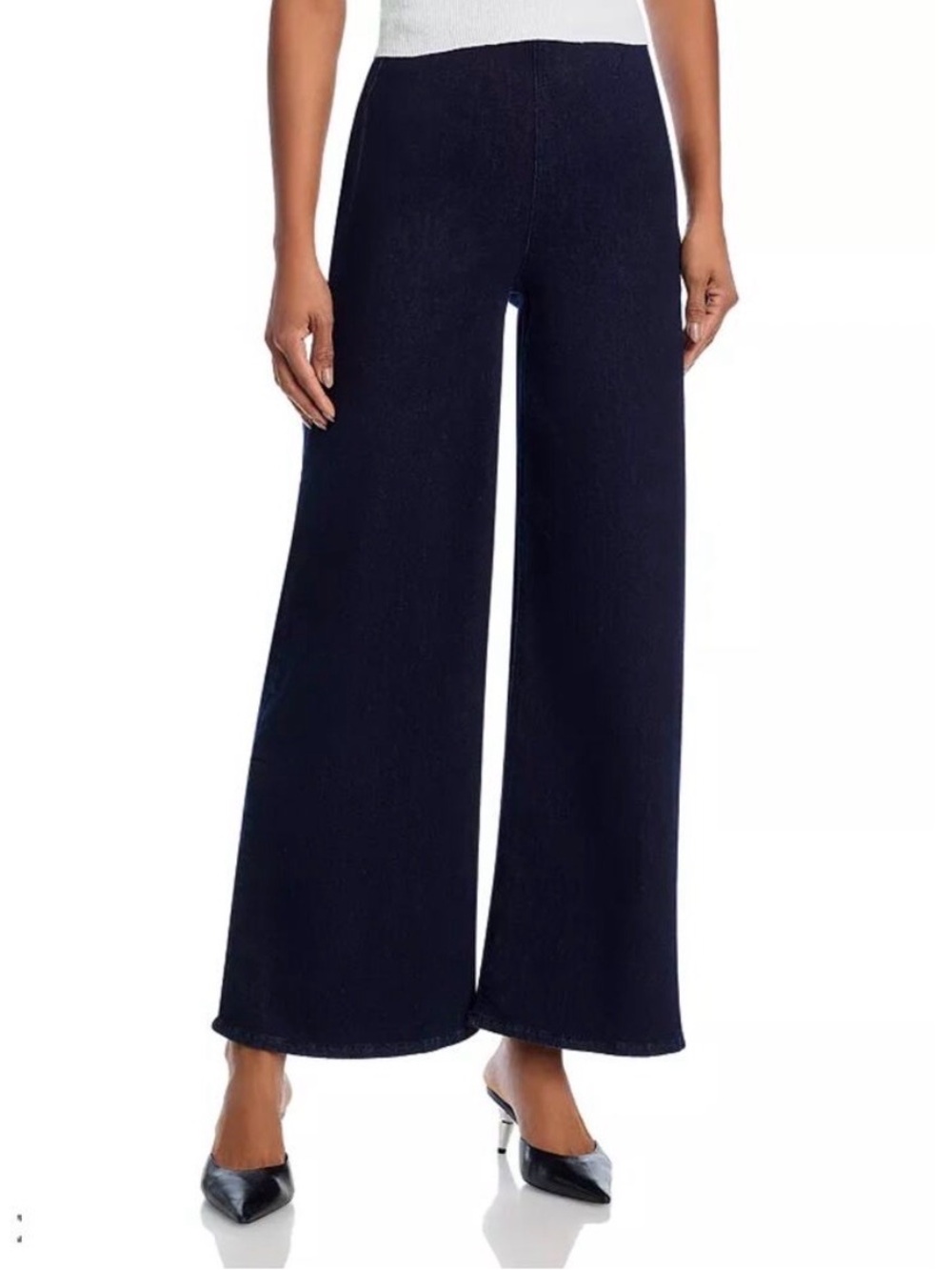 Rag & Bone Wide Leg High Rise Pull-On Jeans Sz L